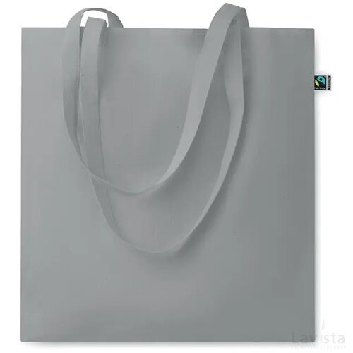 Fairtrade boodschappentas 140gr Osole colour grijs