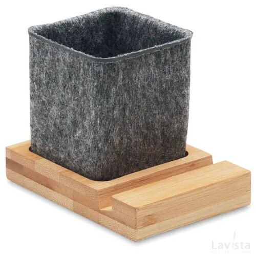 Rpet vilt pen- en telefoonhoude Orostan hout