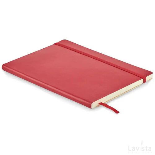 A5 gerecycled notitieboek Breta rood