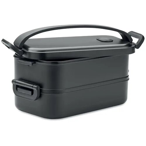 Lunchbox van gerecycled pp Idolunch Zwart
