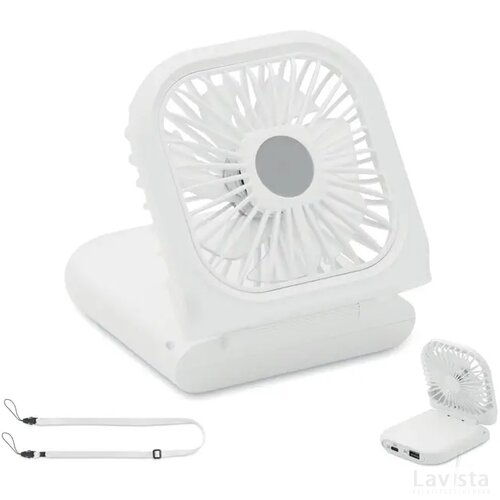 Ventilator voor onderweg of bur Standfan wit