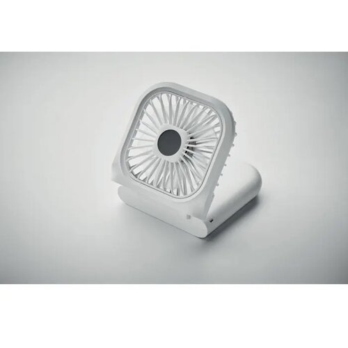 Opvouwbare ventilator met verstelbare band Wit