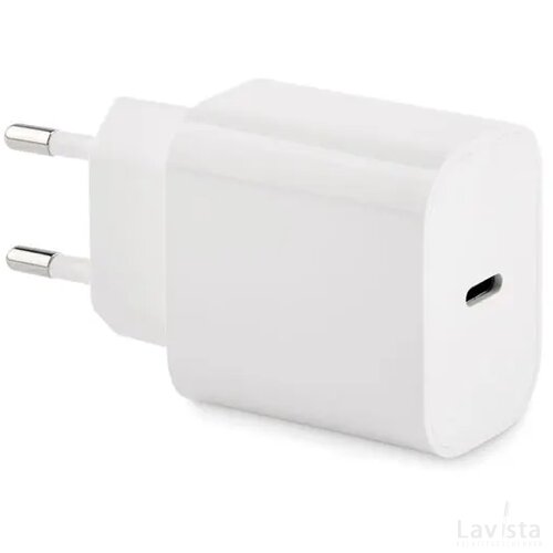 2-poorts eu usb-oplader 20w Plugme wit