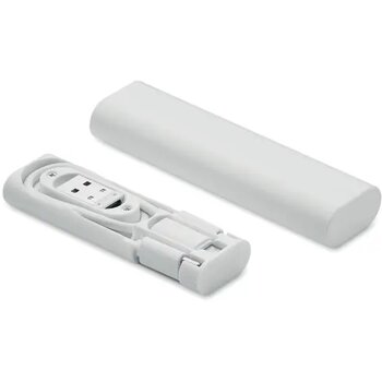 9 in 1 kabel-/connectorset Supable wit