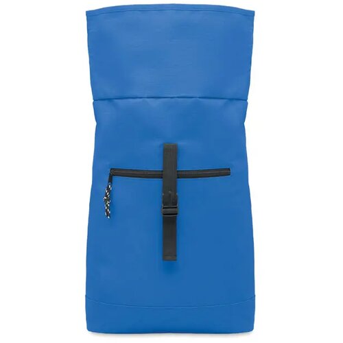 600d polyester rolltop rugzak Irea royal blauw