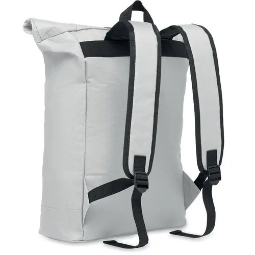 600d polyester rolltop rugzak Irea wit