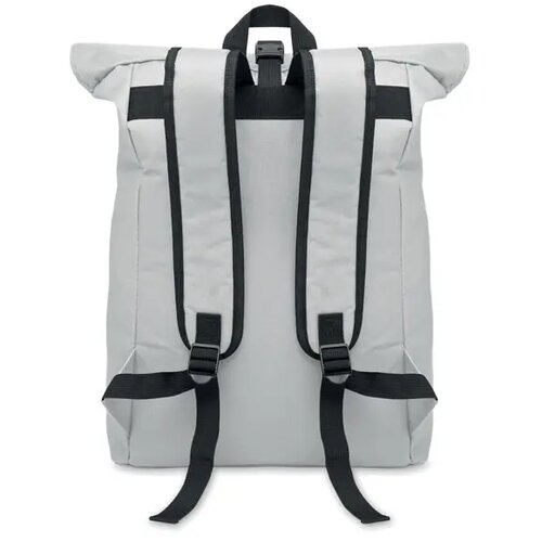 600d polyester rolltop rugzak Irea wit