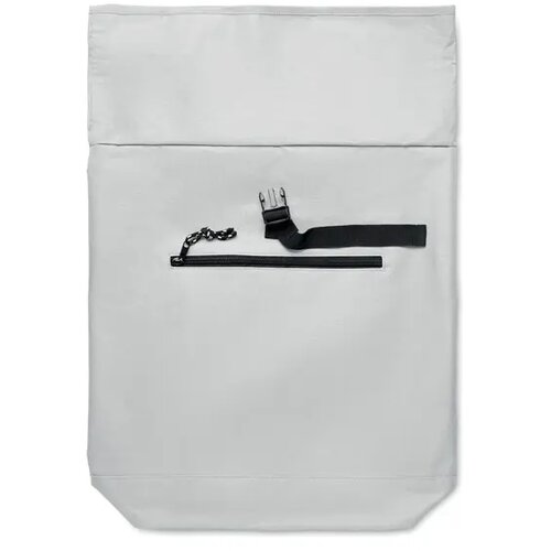600d polyester rolltop rugzak Irea wit