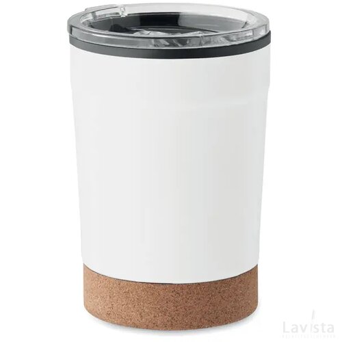 Dubbelwandige beker 300ml Nomu wit