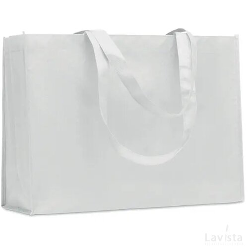 Rpet non-woven boodschappentas Kaimono wit