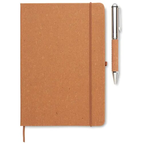 Set notitieboeken gerecycled le Eleganote beige