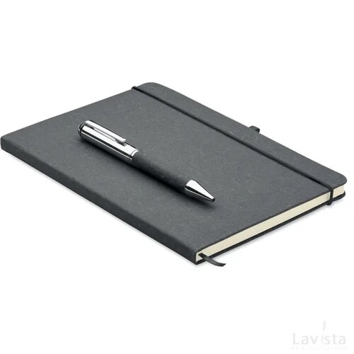 Set notitieboeken gerecycled le Eleganote zwart