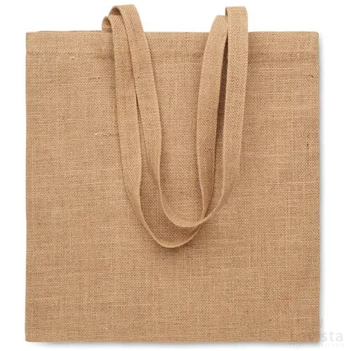 Jute boodschappentas Zolang beige