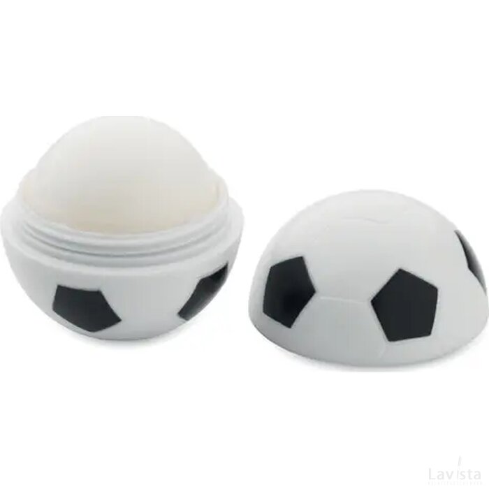 Lippenbalsem voetbal Ball wit/zwart