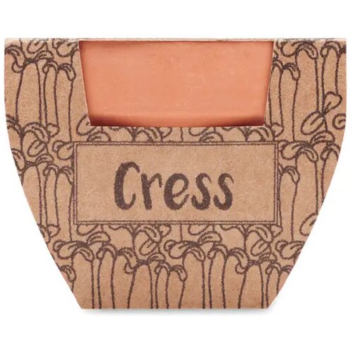 Potje tuinkers Cress pot hout