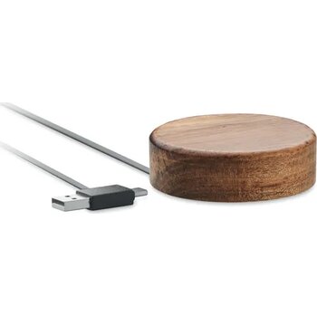 Draadloze oplader acacia 15w Acaless hout