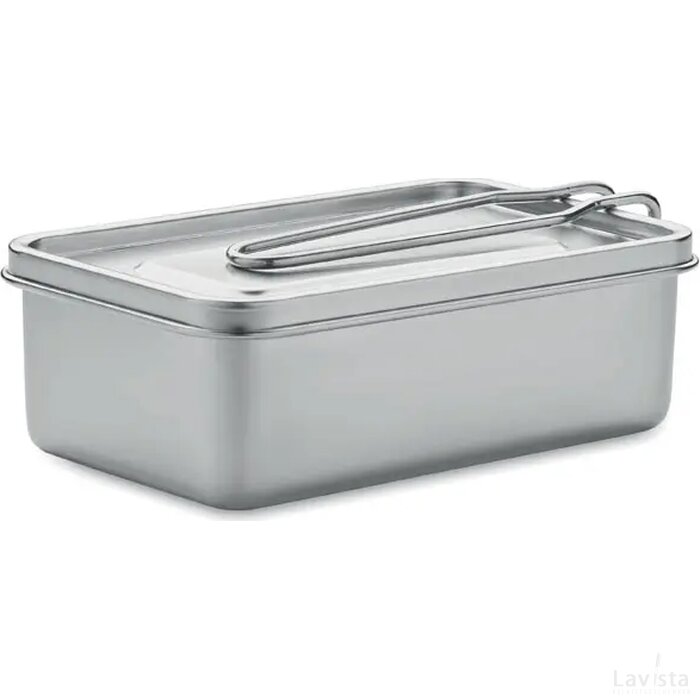Roestvrijstalen lunchbox Tamelunch zilver