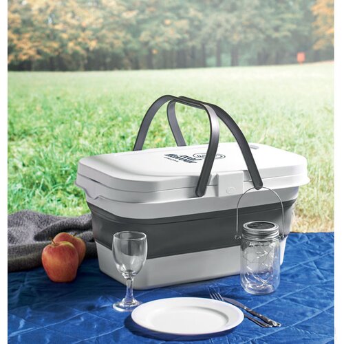 Opvouwbare picknickmand Cesta wit