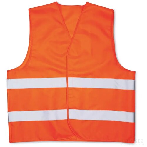 Veiligheidshesje polyester Visicoat oranje