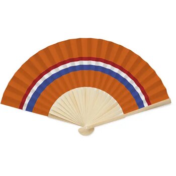 Waaier met vlagontwerp Oranje