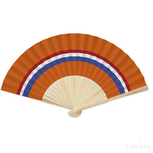 Waaier met vlagontwerp Oranje
