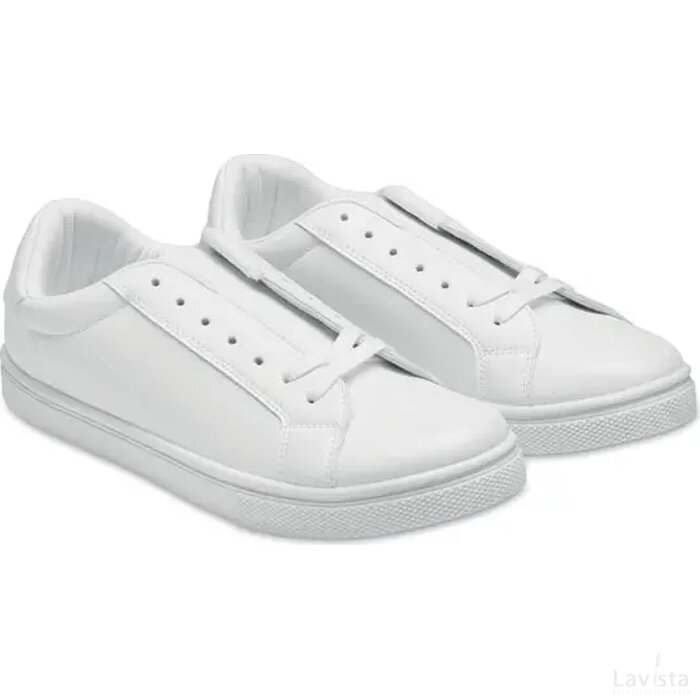 Sneakers in pu maat 47 Blancos wit