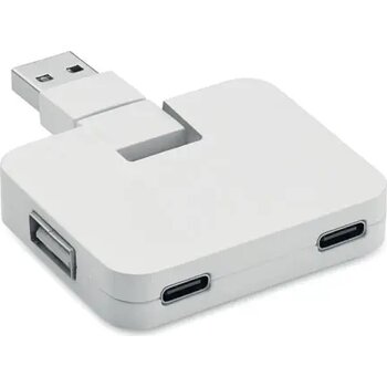 4-poorts usb-hub Square-c wit