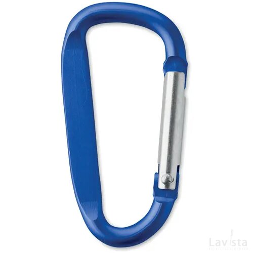 Karabijnhaak van aluminium. Gancho blauw