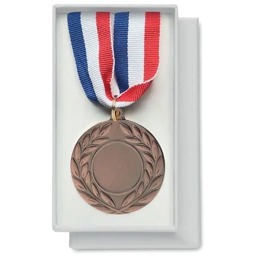 Medaille in doosje Bruin