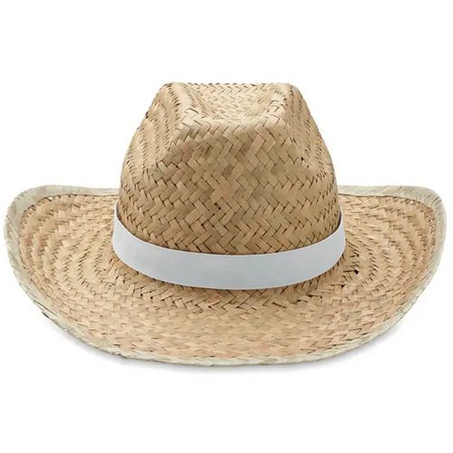 Cowboyhoed van stro Texas wit