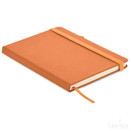 Gerecycled pu a5 notitieboek Arpu oranje