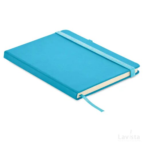 Gerecycled pu a5 notitieboek Arpu turquoise