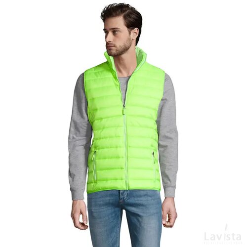 Wave men bodywarmer Wave men neon lime