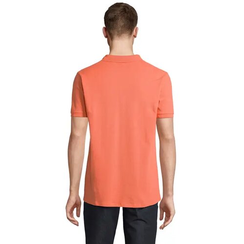 Planet heren polo 170g Planet men pop oranje