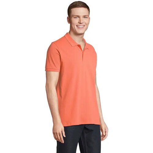 Planet heren polo 170g Planet men pop oranje