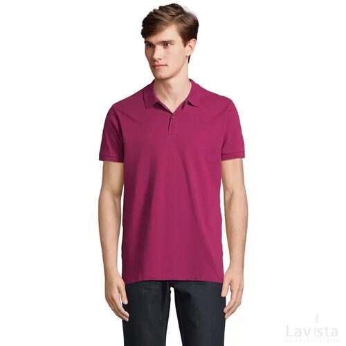 Planet heren polo 170g Planet men astraal paars