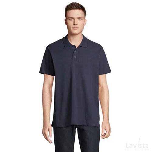 Summer ii heren polo 170g Summer ii franse marine