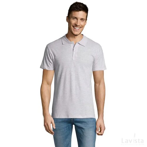 Summer ii heren polo 170g Summer ii asgrijs
