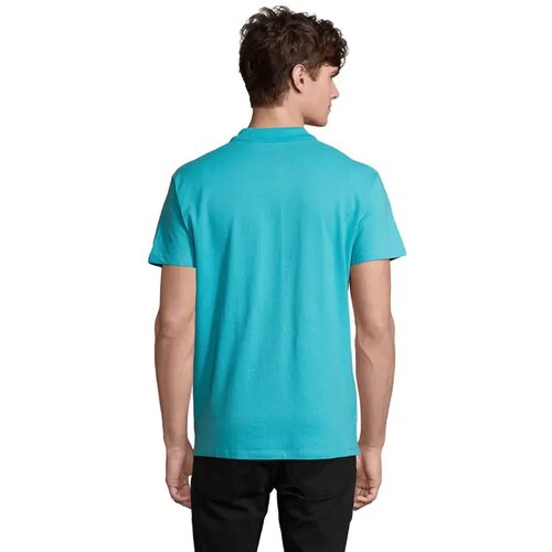 Spring ii heren polo 210g Spring ii atoll blauw