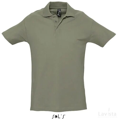 Spring ii heren polo 210g Spring ii khaki