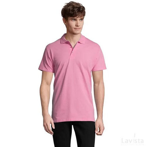 Spring ii heren polo 210g Spring ii orchid pink