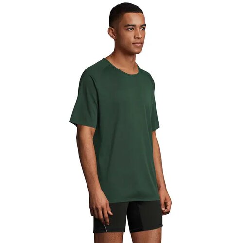 Sporty heren t-shirt Sporty bosgroen