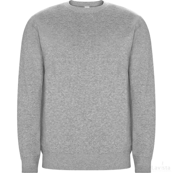 Batian unisex sweater met ronde hals Marl Grey
