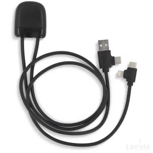 Xoopar Ice-C GRS Charging cable zwart