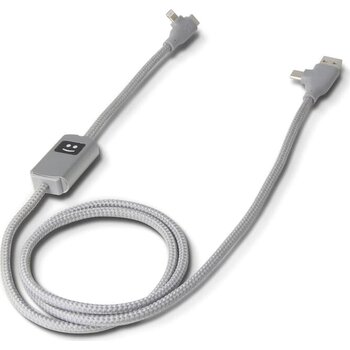 Xoopar Allure GRS PD-kabel met gegevensoverdracht licht grijs