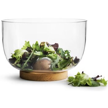 Sagaform Nature saladeschaal transparant