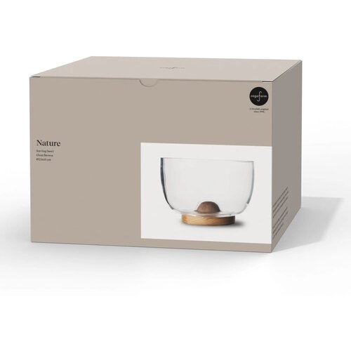 Sagaform Nature saladeschaal transparant