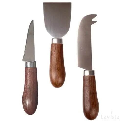 Sagaform Astrid kaasmessenset 3-delig hout