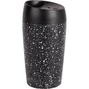 Sagaform Loke Dubbelwandige mok Splash 240ml zwart / wit