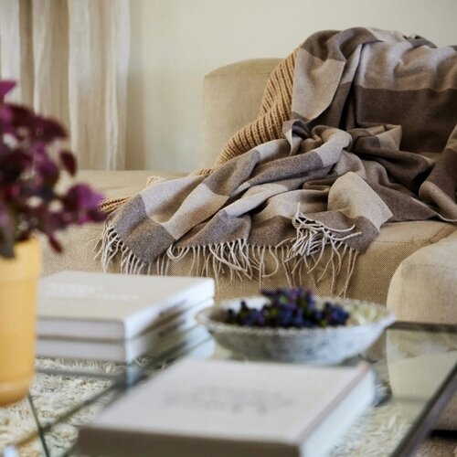 Sagaform Ulle deken 130x170 cm beige